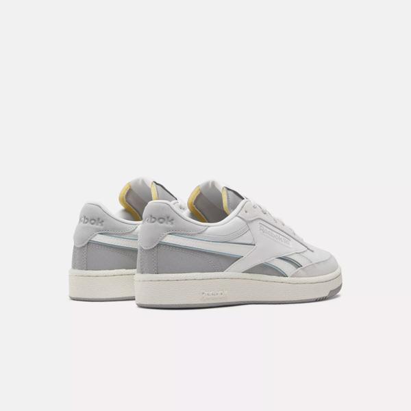 Club C Revenge Shoes Boulder Grey Grey1 Chalk Reebok