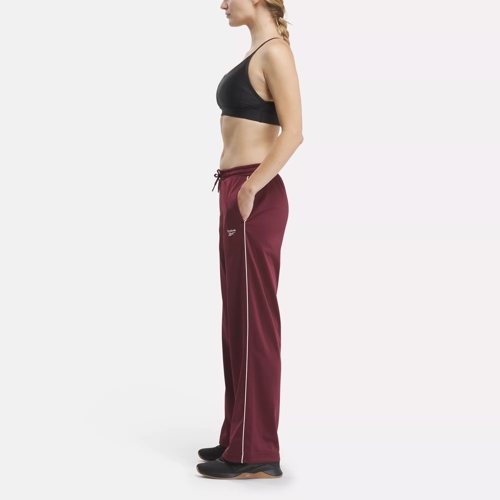 Reebok Women's Focus Track Woven Pants with Front Pockets and Back