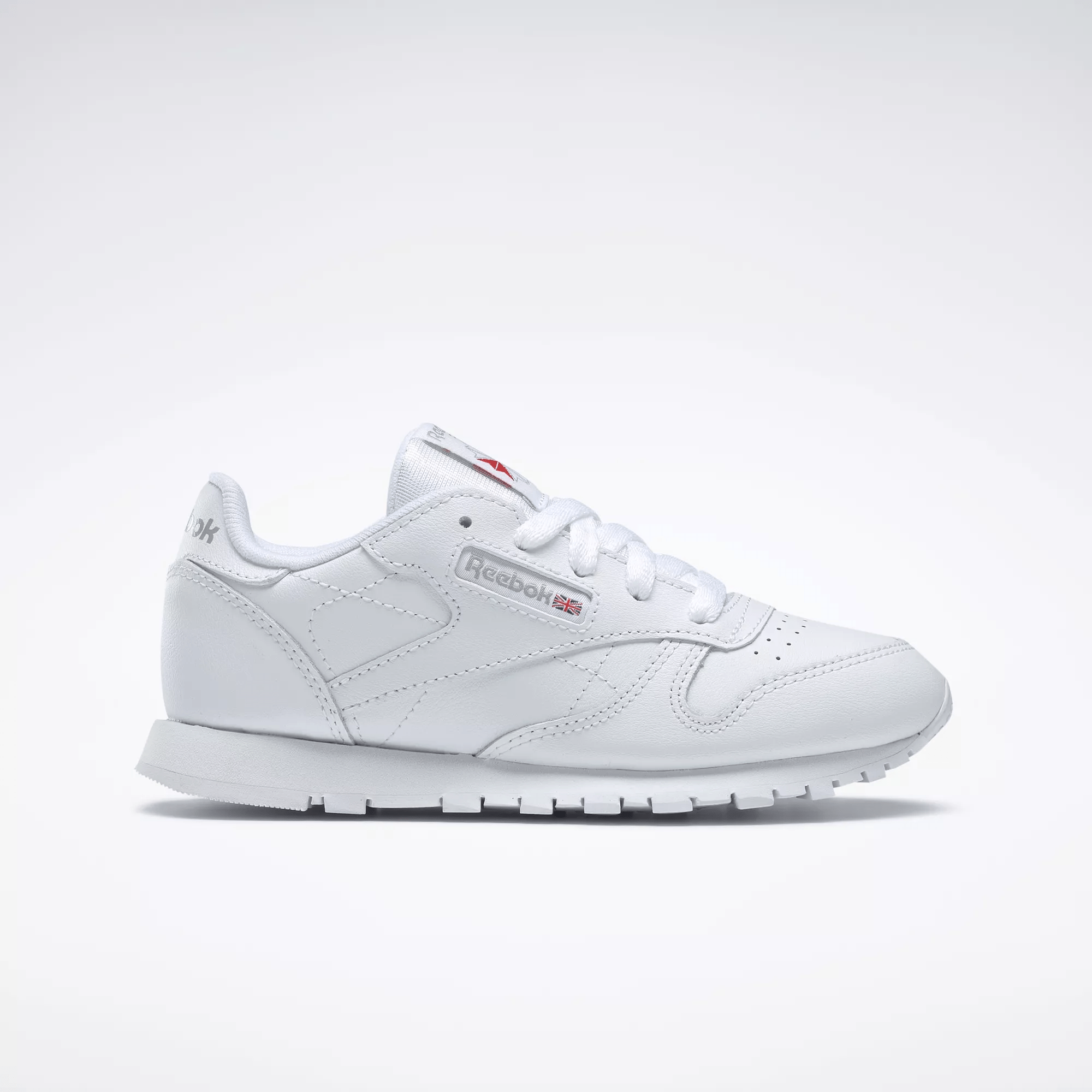 Shop Reebok Men's Classic Leather Shoes - Preschool In White