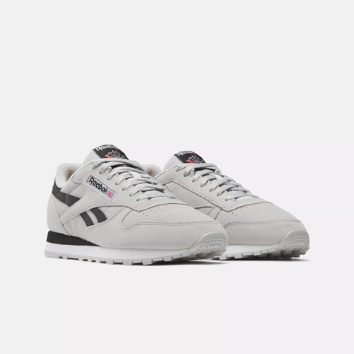 reebok classic suede argento