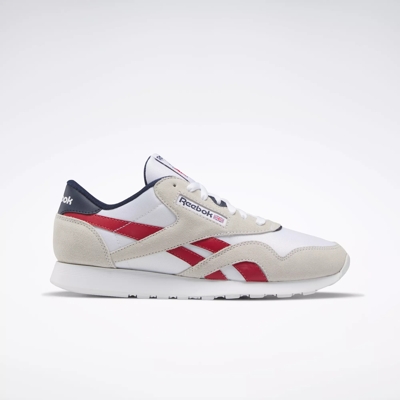 Red white reebok on sale