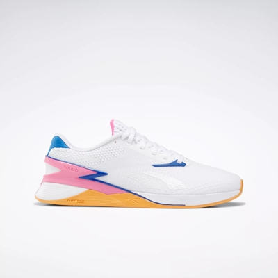 Nano X3 Women's Shoes - Ftwr White / Peach Fuzz S23-R / True Pink | Reebok