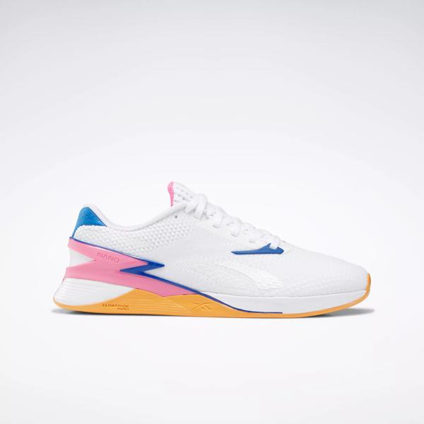 slogan Let at ske Pest Nano X3 Women's Shoes - Ftwr White / Peach Fuzz S23-R / True Pink | Reebok