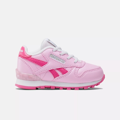 Pink toddler reebok shoes best sale