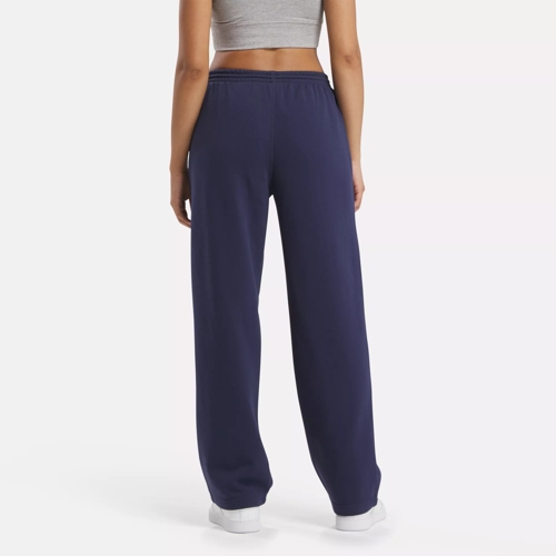 Reebok women's fleece straight leg pants sales