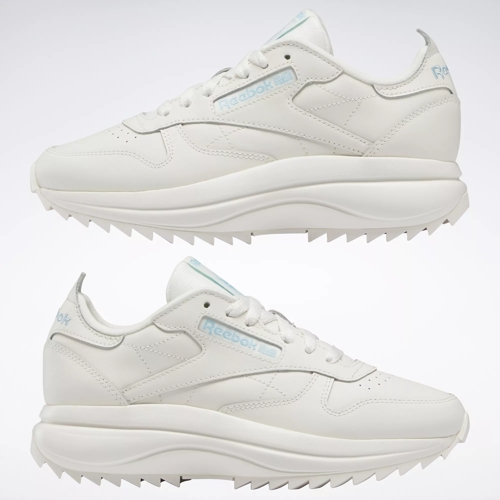 Reebok Classic Leather SP Extra Women's Shoes Sneakers 8 Chalk / Blue Pearl / Chalk