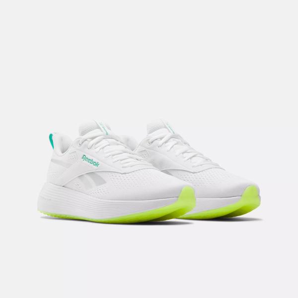 DMX Comfort Shoes White Grey 1 Digital Lime Reebok