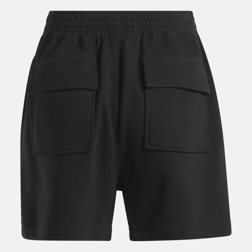 Classics Archive Essentials Small Logo Shorts - Black | Reebok