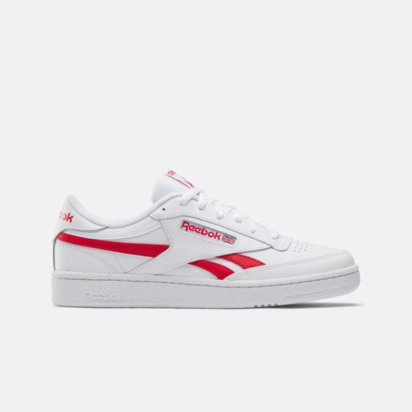 Reebok white and red on sale