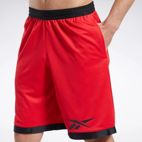 reebok double layer mesh shorts