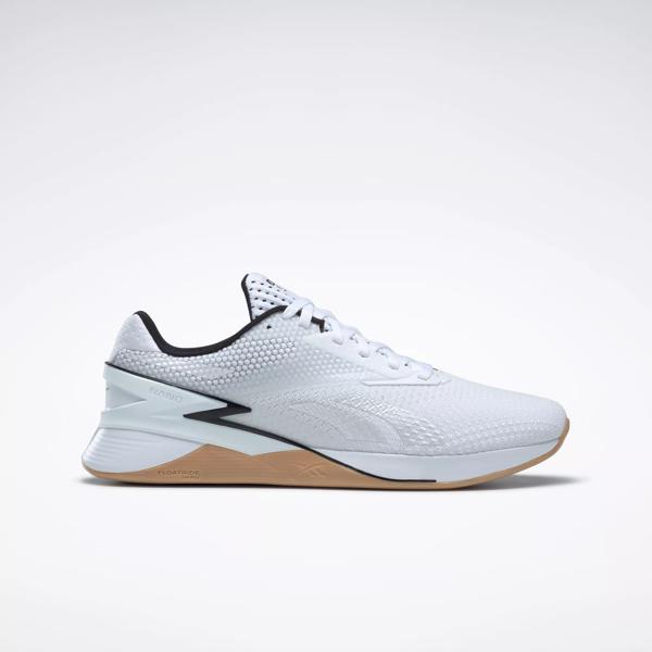 yo Jugar con Frase Nano X3 Shoes - Ftwr White / Core Black / Reebok Rubber Gum-01 | Reebok