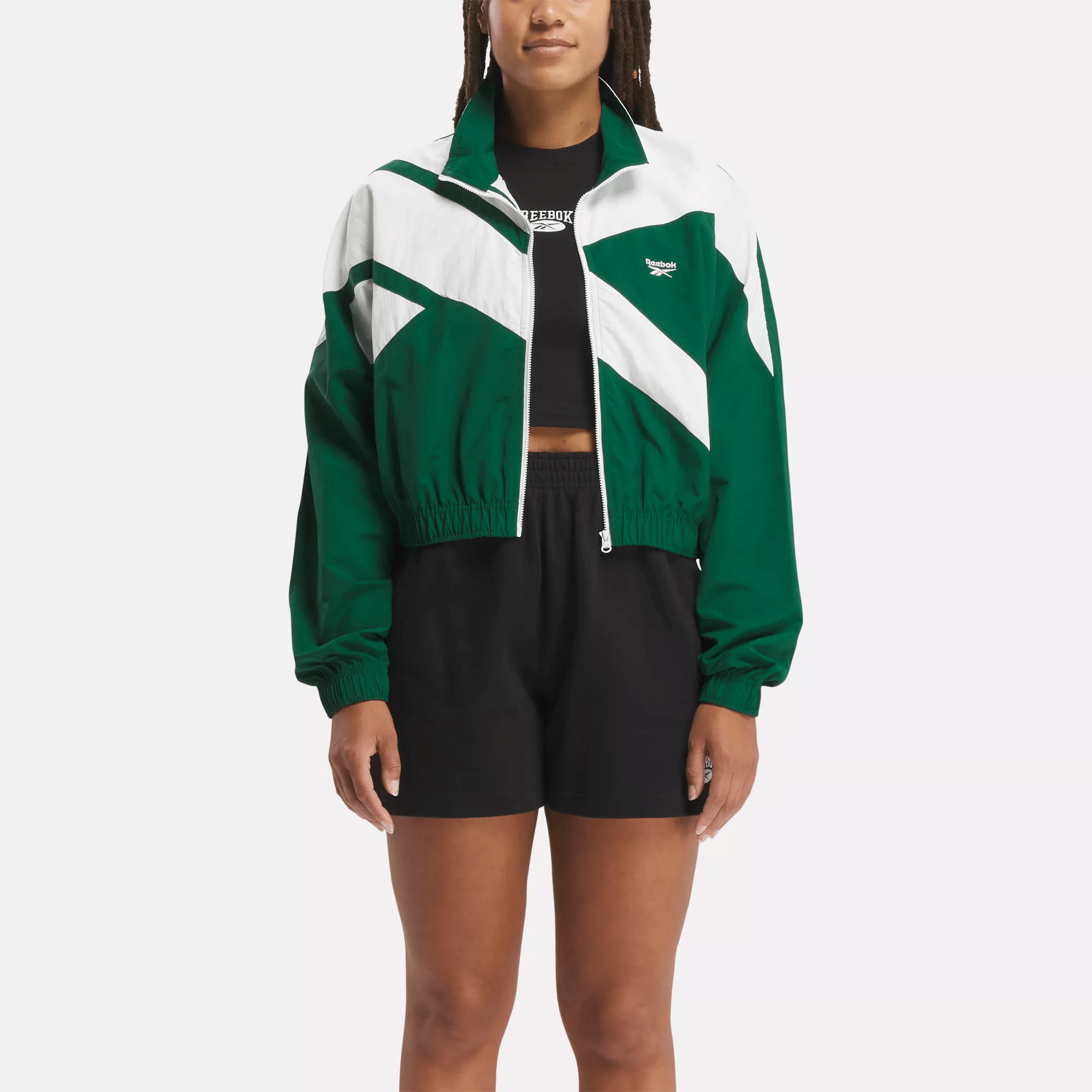 Shop Reebok Women's Classics Franchise Track Jacket In In Dark Green
