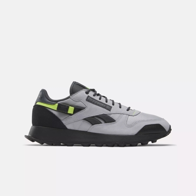 Buy Reebok Classic Leather pure grey/core black/cold grey from £51.35  (Today) – Best Deals on