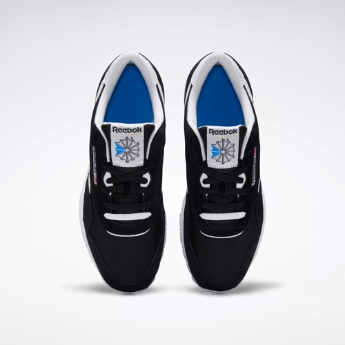Agresivo Adelaida tenaz Classic Nylon Men's Shoes - Black / Black / White | Reebok