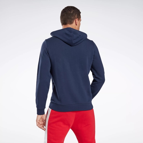 Reebok Men's Hoodie - Navy - M