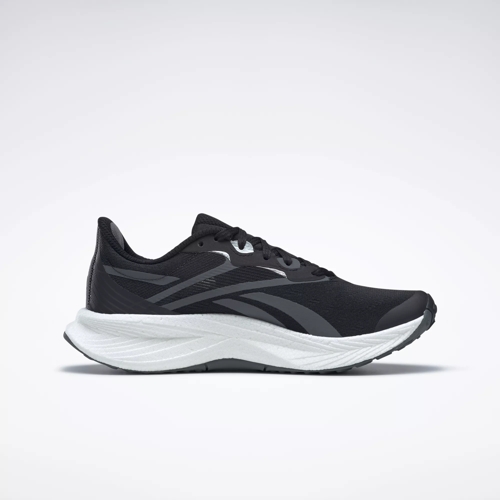 Reebok black store mesh shoes