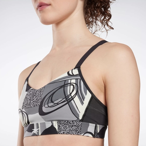 Lux Strappy Sports Bra - Grout