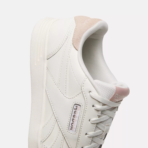 Reebok Court Advance Shoes - Ftw Wht/Pea Glow/Pink Stucco