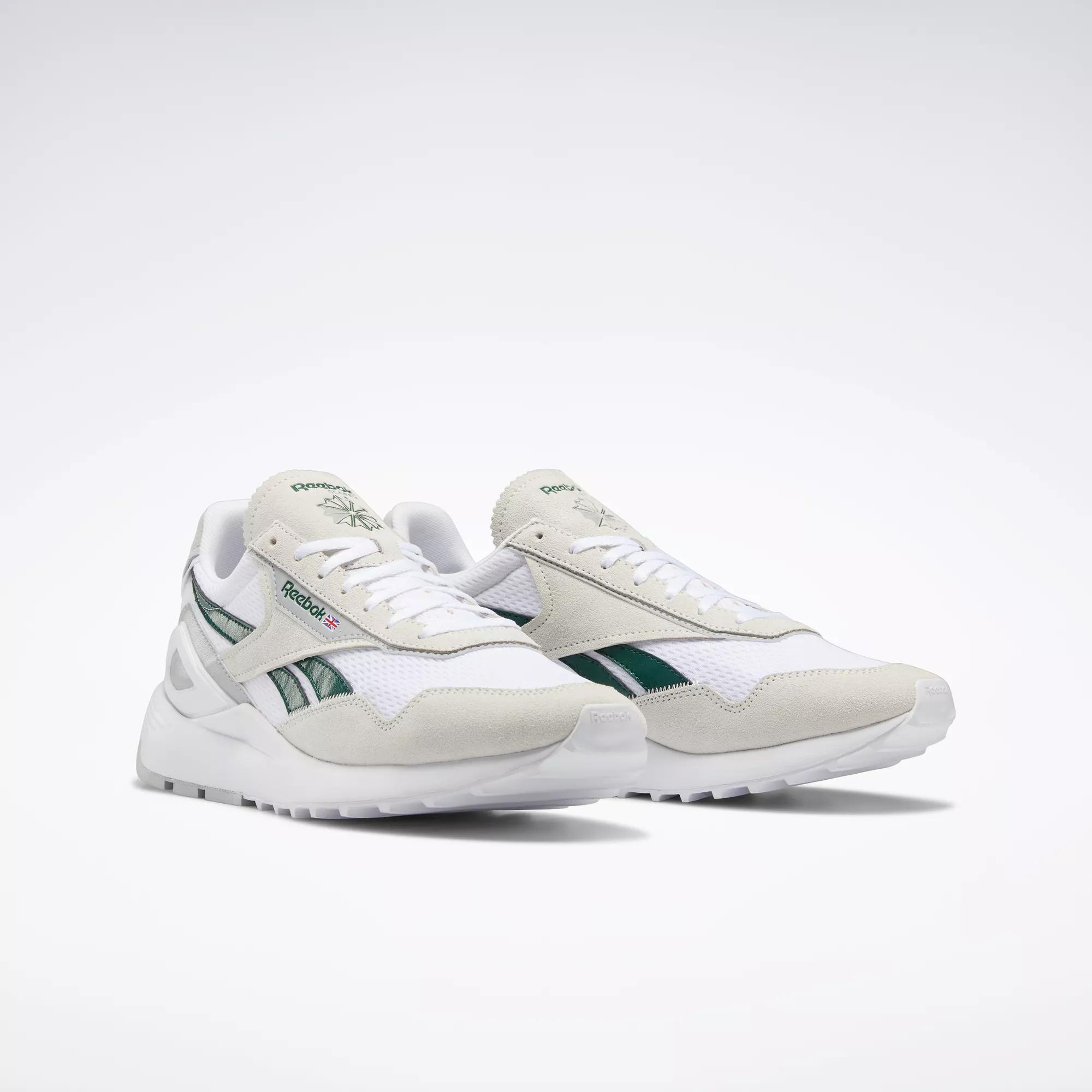 Classic Leather Legacy AZ Shoes - Ftwr White / Dark Green / Pure Grey 3 ...
