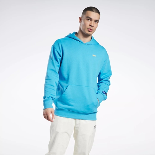 Reebok Men's Hoodie - Blue - XL