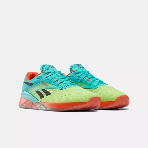 Nano X4 Training Shoes Unleashed Green Acid Yellow Black Reebok