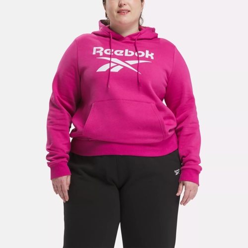 Reebok Identity Big Logo Fleece Hoodie (Plus Size) - Semi Proud