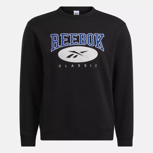 Classics Archive Essentials Crew Sweatshirt - Black | Reebok