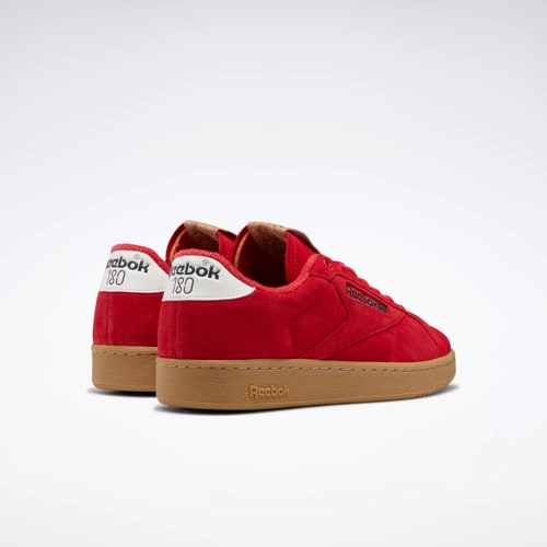 Reebok red hot sale suede