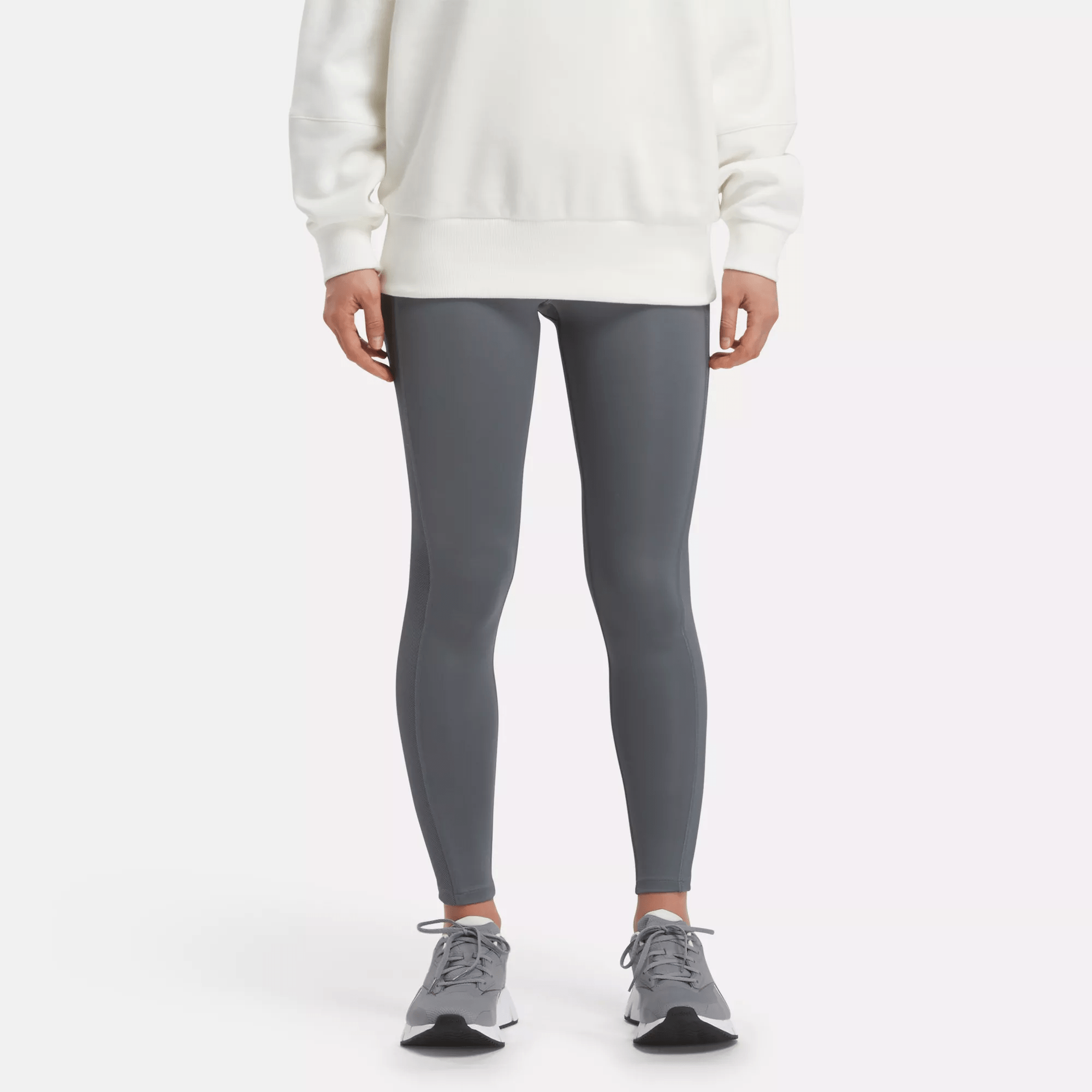 Yoga High-Waisted Performance Rib Leggings (Plus Size)