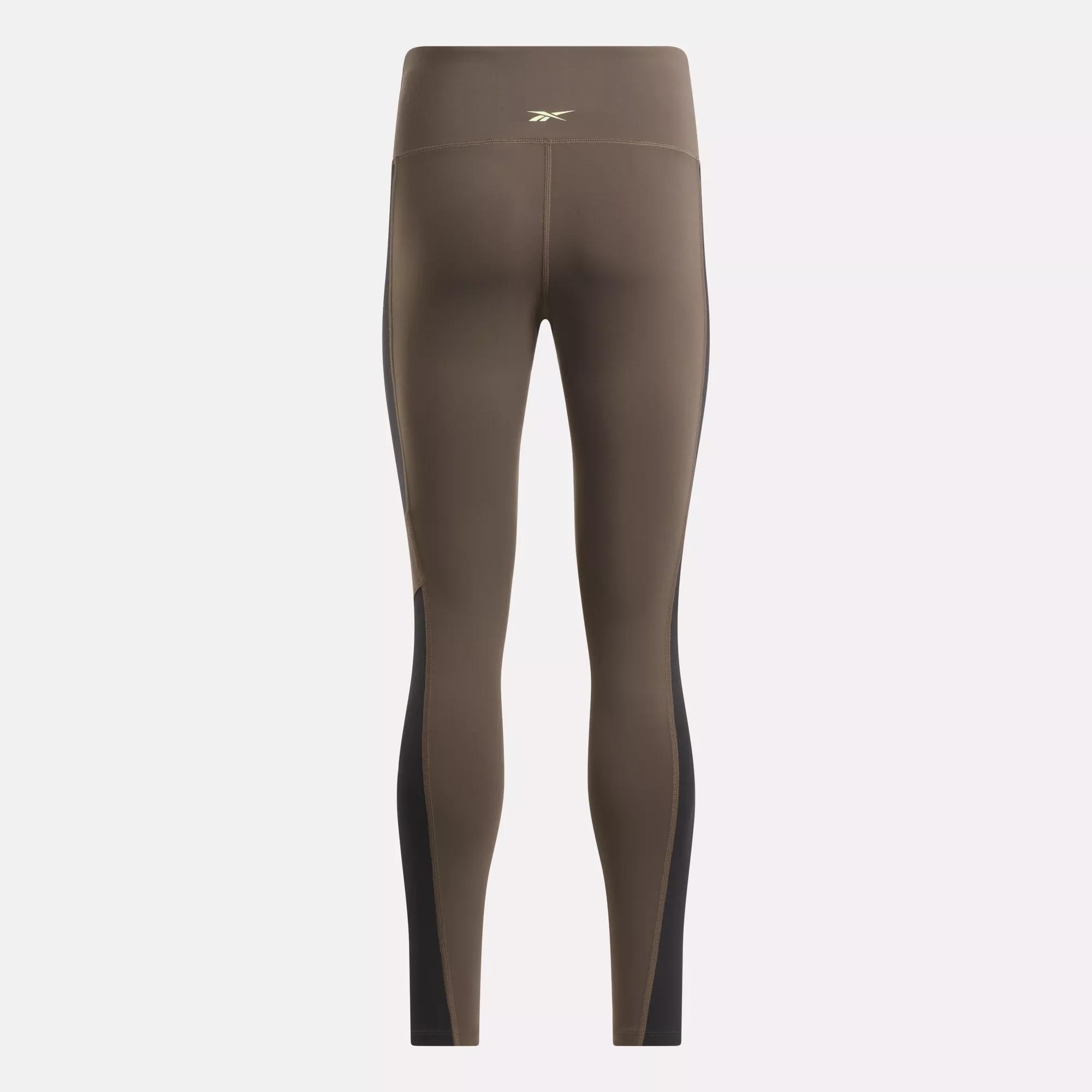 reebok speedwick color block legging