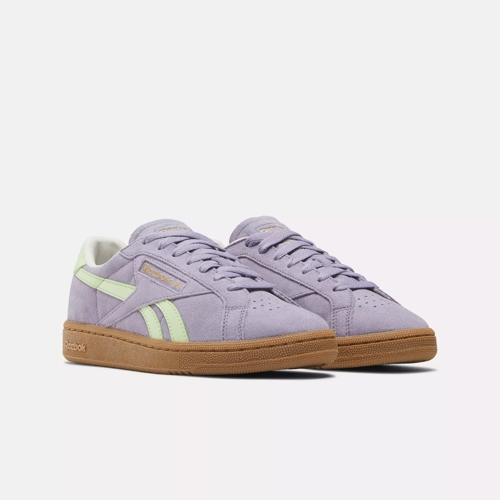 Reebok Club C Grounds UK Shoes Purple 7