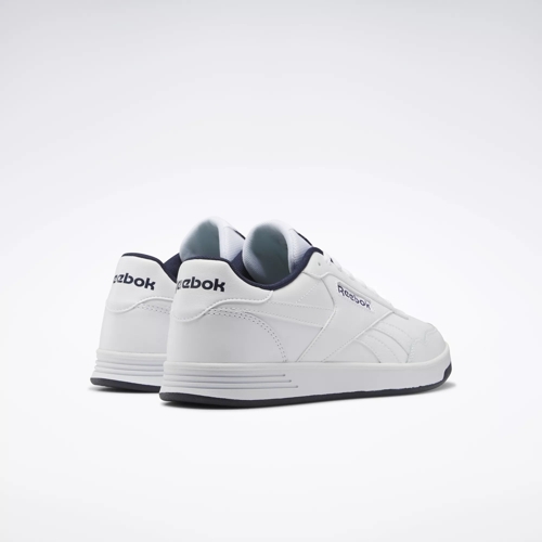 Reebok,Womens, Court Advance,Chalk/BLUPEA/VECRED,5 : : Clothing,  Shoes & Accessories