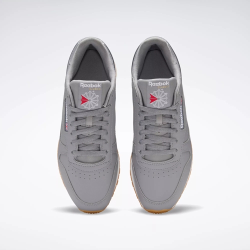 Classic Leather Shoes - Ftwr White / Pure Grey 3 / Pure Grey 7 | Reebok