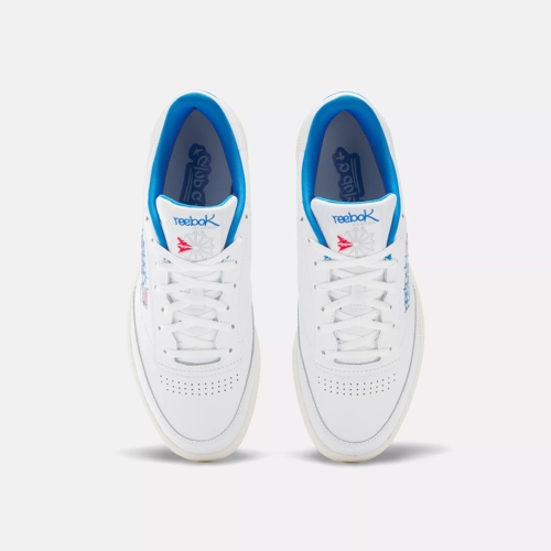 Club C 85 Shoes - Ftwr White / Chalk / Kinetic Blue