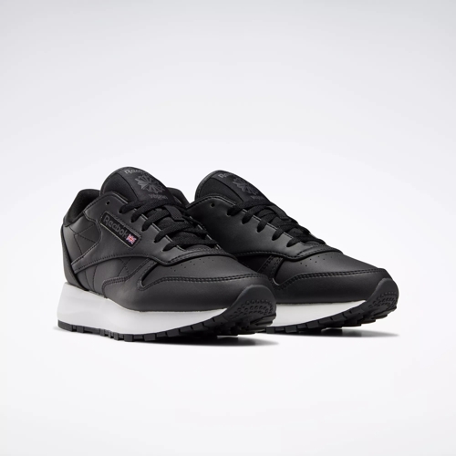 Reebok classic best sale leather womens black