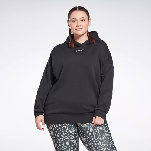 Oversized hoodie women's plus size best sale