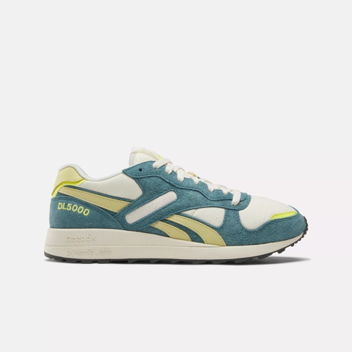 Blue and yellow reebok classic online