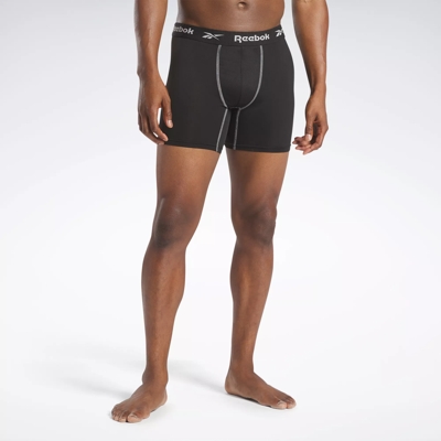 NEW REEBOK Men's Performance Long Leg 9 inch Boxer Briefs 3-Pack