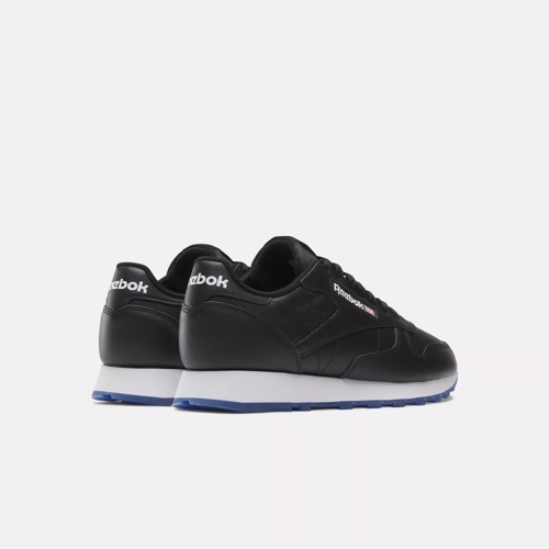 Mens Reebok Classic Leather Clip Athletic Shoe - Black Monochrome