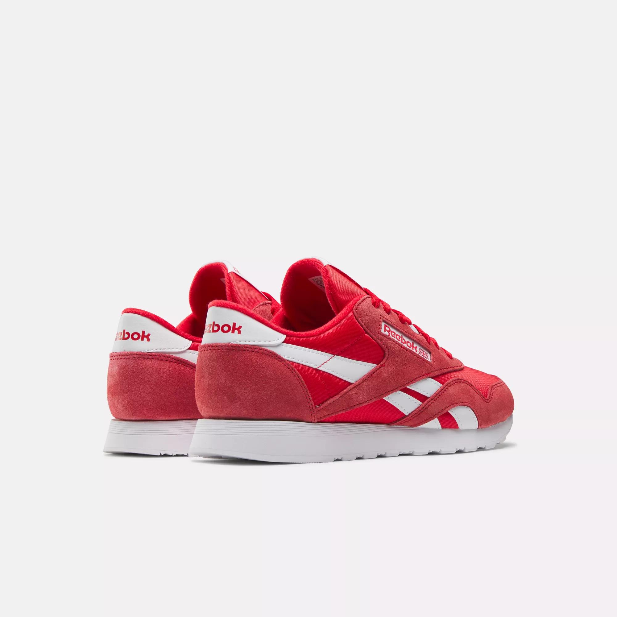 Reebok classic cheap nylon hombre rojas