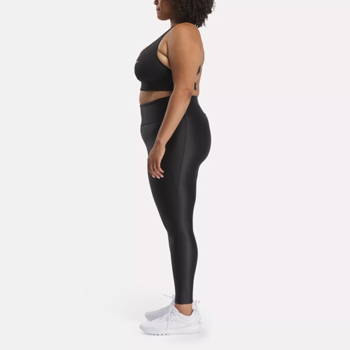 Reebok Lux High-rise Leggings (plus Size) 3x Short Black : Target