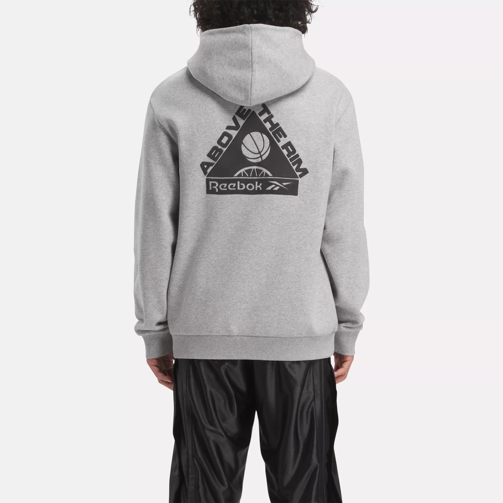 Basketball Above the Rim Hoodie - Medium Grey Heather | Reebok