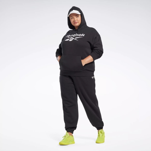  Reebok Women's Plus Size Identity Fleece Joggers, Black, 1X :  Clothing, Shoes & Jewelry