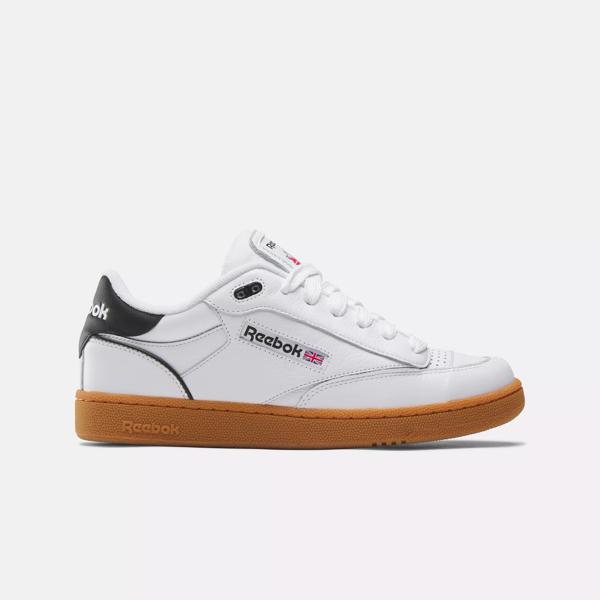 Club C Bulc Shoes - White / Black / Reebok Rubber Gum-03 | Reebok