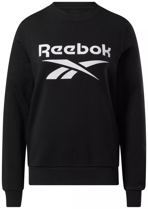 Reebok Identity Logo Fleece Crew Sweatshirt - Black