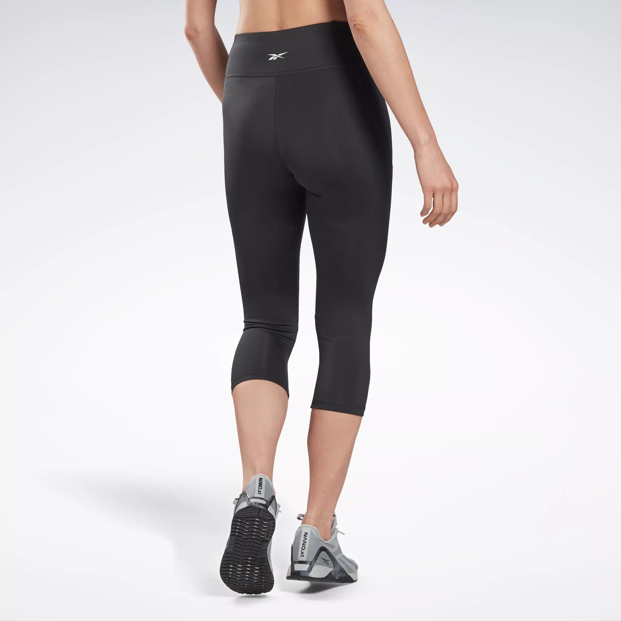 Polering Start tunge Workout Ready Pant Program Capri Leggings - Night Black | Reebok
