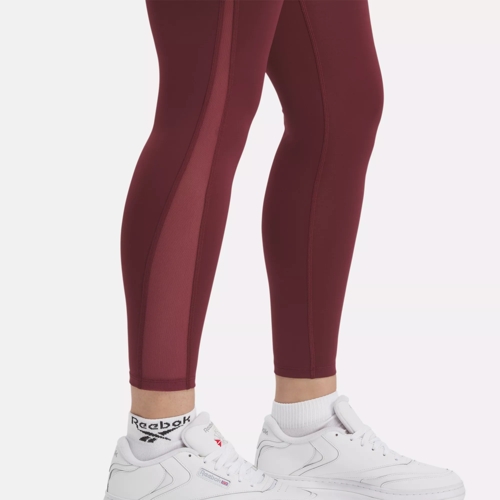 | Mesh ID Classic Reebok Train Leggings - Maroon