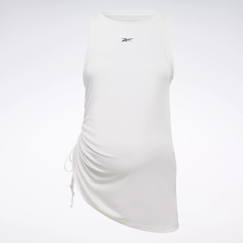 Reebok Apparel Women Maternity Drawstring Tank Top CHALK – Reebok