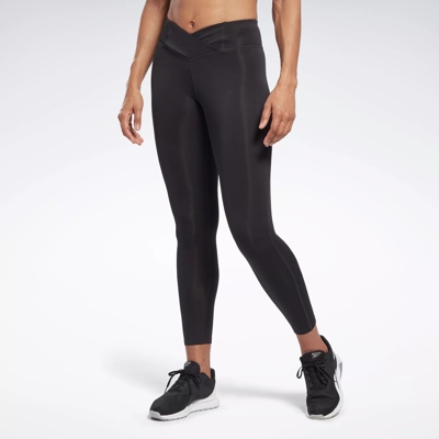 Workout Ready Pant Program High Rise Leggings - Night Black | Reebok