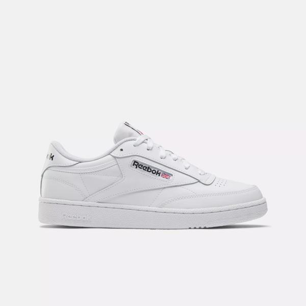 Black and white reebok sale